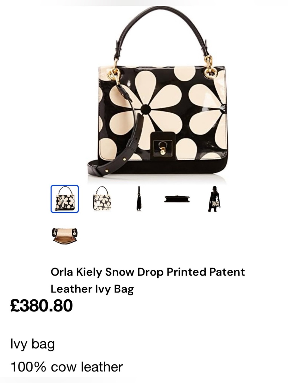 ORLA KIELY Printed Patent Leather Bag - Picture 14 of 16